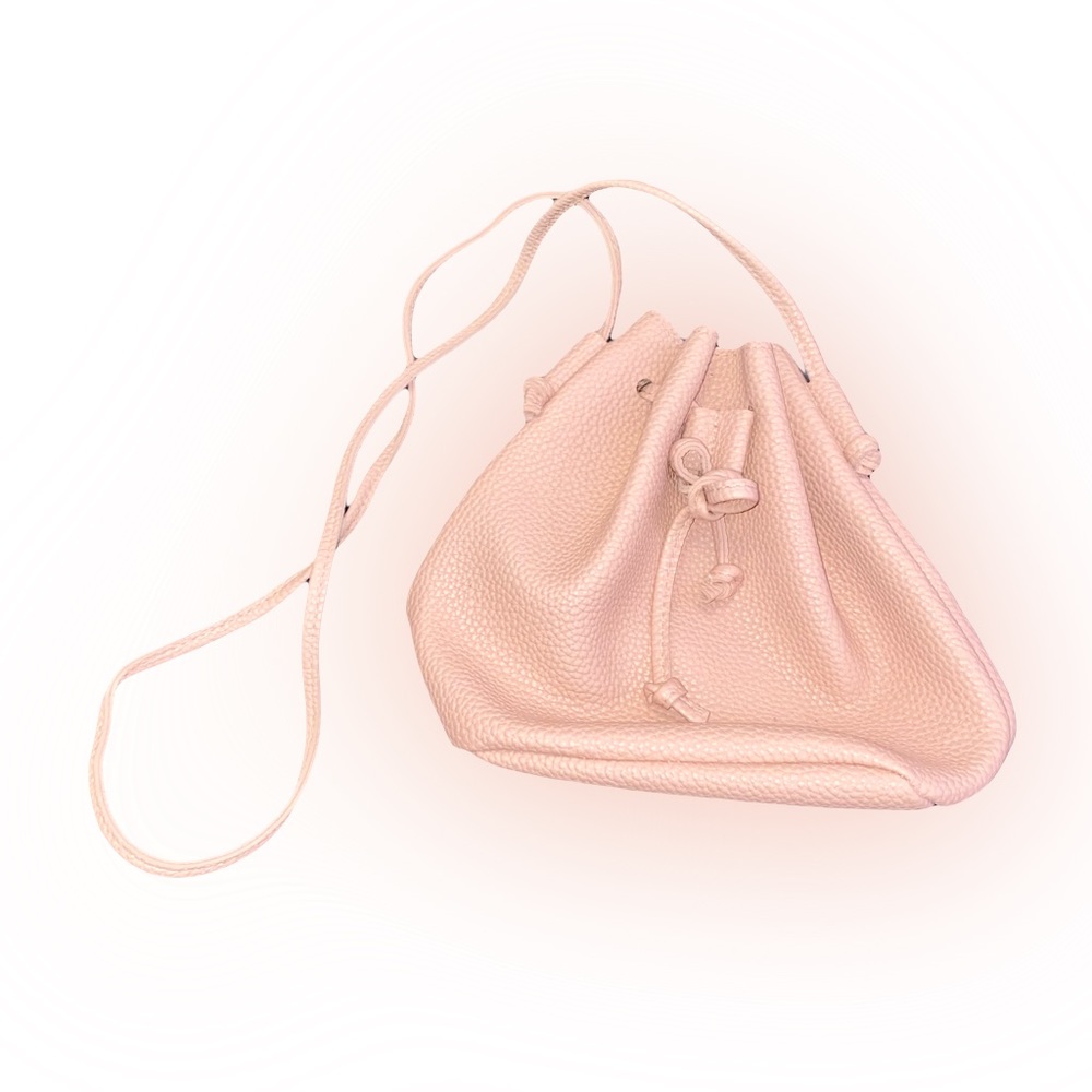 MACY’S FAUX LEATHER LIGHT PINK CROSSBODY HANDBAG 💗